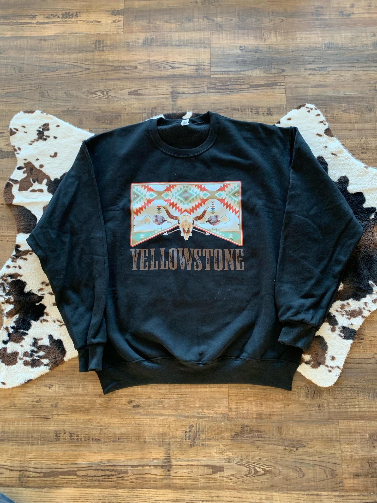 Southwest Yellowstone Skull Sweatshirt